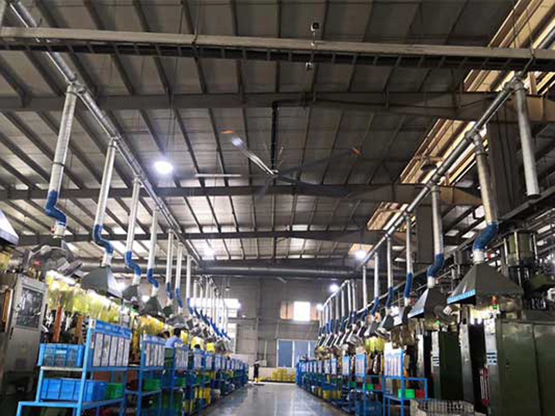 工業(yè)大吊扇風(fēng)量大，覆蓋廣，廣泛適用于大型商用場所